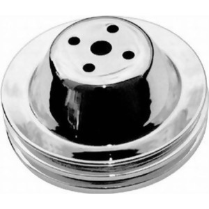 Racing Power Company R9601 Sbc Swp 2 Groove Water P Ump Pulley Chrome - All