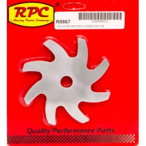 Racing Power Company R8867 Polished Aluminum Alternator Fan Pulley - All