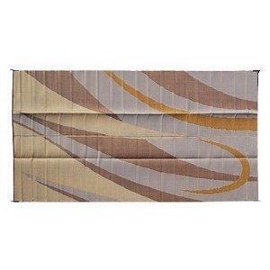 Ming's Mark Ga7 8' X 12' Brown/Gold Reversible Graphic Mat - All