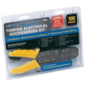 Hopkins 51020 Towing Deluxe Electrical Accessories Kit 100 Piece - All
