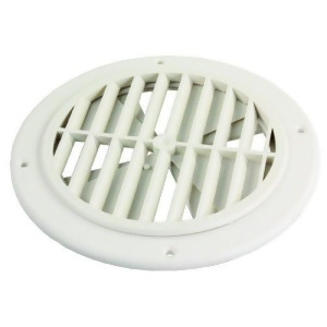 Jr Products Grill2D-A Polar White Dampered Ceiling Grill - All