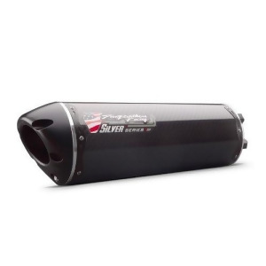 M-2 Silver Series Slip-on Exhaust Carbon Fiber Canister - All