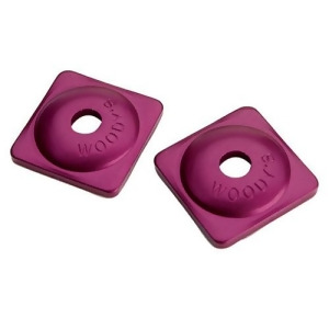 Woodys Square Aluminum Plate 7Mm Purple Bag Of 144 Asw-3735-C - All