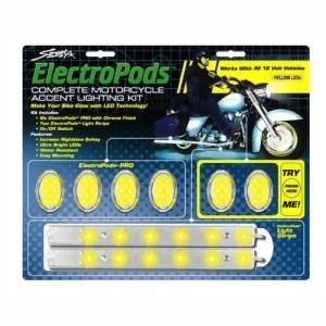 Street Fx 1042791 Electropods Lightpod/Strip Kit Yellow/Chrome - All