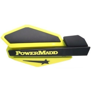 Powermadd 34206 Star Series Rm Yellow Black Handguard - All