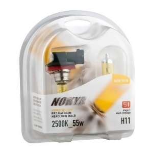 Nokya H8 Headlight Bulbs Hyper Yellow 2500K 35W Stage 1 - All