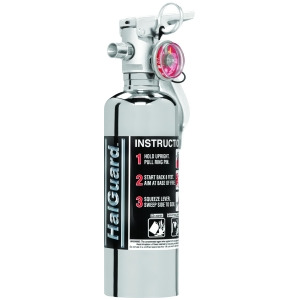 H3r Performance Hg100C Halguard Chrome Clean Agent Fire Extinguisher 1.4 Lbs - All