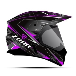 Zoan Synchrony Dual Sport Helmet Hawk Pink Magenta Xl - All