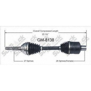 Cv Axle Shaft-New Front Right SurTrack Gm-8138 - All