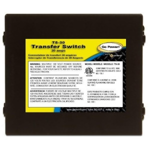 Go Power Ts-30 30 Amp Automatic Transfer Switch - All