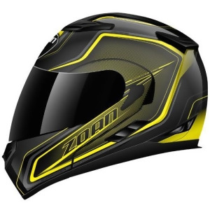 Zoan Flux 4.1 M/c Helmet Comm Ander Gloss Yellow Small - All