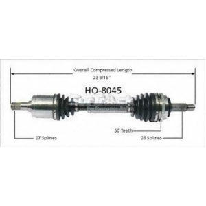 Cv Axle Shaft-New Front Right SurTrack Ho-8045 fits 90-93 Honda Accord - All