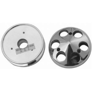 Racing Power Company R9487 Satin Single Groove Alternator Pulley for Small Block Chevy - All