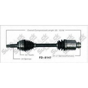 Cv Axle Shaft-New Front Right SurTrack Fd-8147 - All