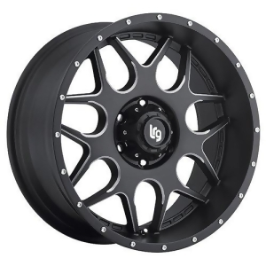 Lrg 104 Wheel With Black Milled 20X9 /6X135Mm - All