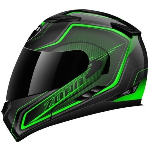 Zoan Flux 4.1 M/c Helmet Comm Ander Gloss Green Small - All