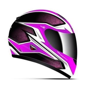 Zoan Thunder M/c Helmet Pink Magenta Large - All