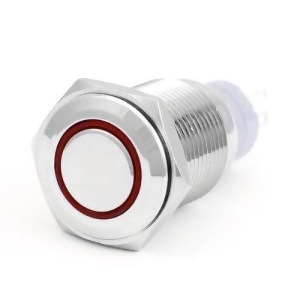 Oracle Lighting Msgq16fr Red Led Momentary Flush Mount Switch - All