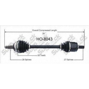 Cv Axle Shaft-New Front Right SurTrack Ho-8043 - All