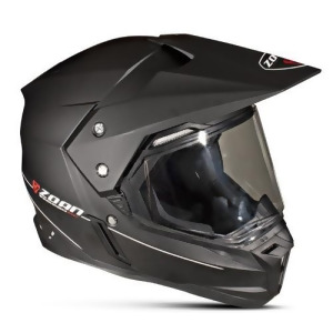 Zoan Synchrony Dual Sport Helme T Matte Black Xs - All