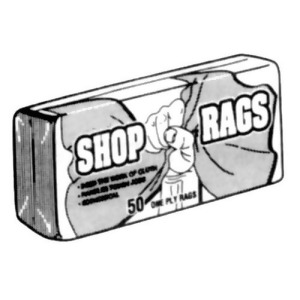 Shop Rags 25 Per Bundle - All