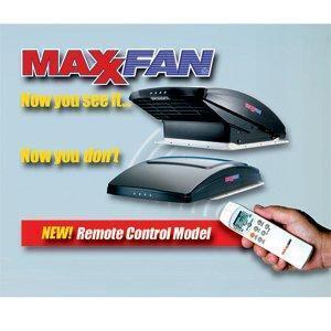 Maxxair 0007500K Maxxfan White Deluxe Remote Fan Lid - All