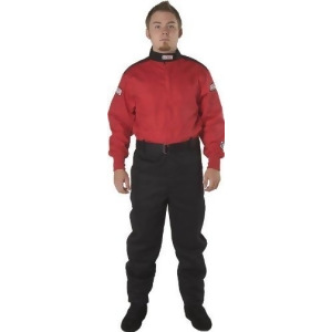 G-force 4125Lrgrd Gf 125 Red Large Single Layer Racing Suit - All