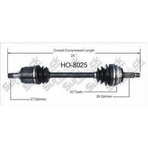 Cv Axle Shaft-New Front Right SurTrack Ho-8025 fits 98-02 Honda Accord - All