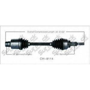 Cv Axle Shaft-New Front Right SurTrack Ch-8114 - All