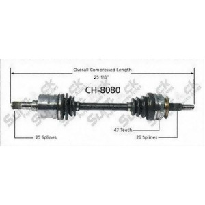 Cv Axle Shaft SurTrack Ch-8080 - All