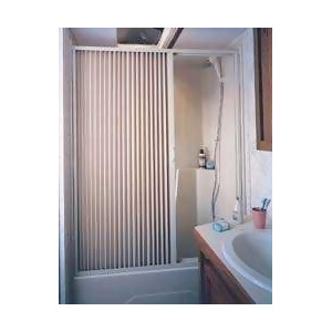 Pleated Shower Door- Whit - All