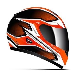 Zoan Thunder Youth M/c Helmet Orange Med - All