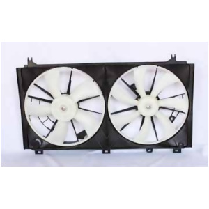 Dual Radiator and Condenser Fan Assembly Tyc 622070 fits 06-12 Lexus Is250 - All