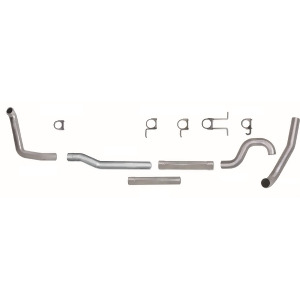 Diamond Eye Performance 2001-2002 Ford 7.3L Powerstroke EXCURSION-4in. Aluminize - All