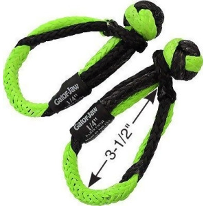 Bubba Rope Mini Gator Jaw 1/4 Soft Shackle from Sdhq - All