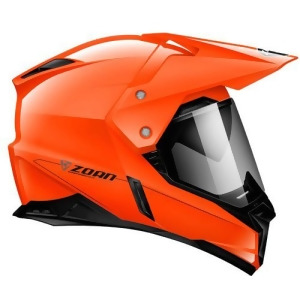 Zoan Synchrony Dual Sport Helmet Hi-viz Orange Sm - All