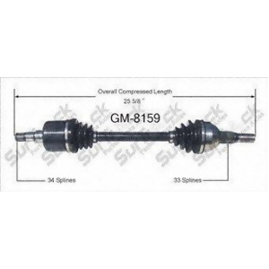 Cv Axle Shaft-New Front Right SurTrack Gm-8159 - All