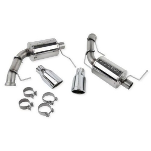 Roush 421145 Dual Axle-Back Exhaust Kit with Round Tips for Mustang 3.7L - All