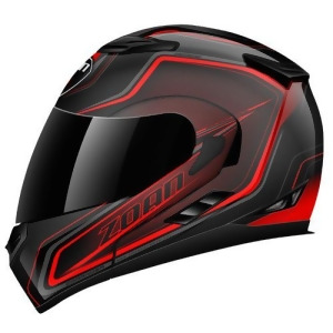 Zoan Flux 4.1 M/c Helmet Comm Ander Gloss Red Small - All