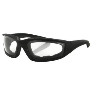 Bobster Foamerz 2 Sport Sunglasses Black Frame/Clear Lens One Size - All