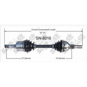 Cv Axle Shaft-New Front-Left/Right SurTrack Sn-8016 - All