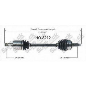 Cv Axle Shaft-New Front Left SurTrack Ho-8212 fits 04-08 Acura Tsx - All