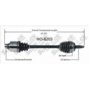 Cv Axle Shaft-New Front Right SurTrack Ho-8203 - All