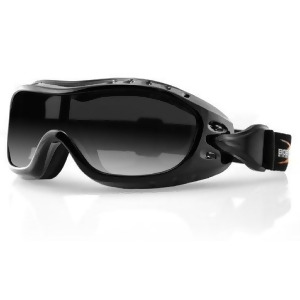Zan Headgear Bhawk01 Night Hawk Otg Goggle Black Frame Anti-Fog Smoked Lens - All