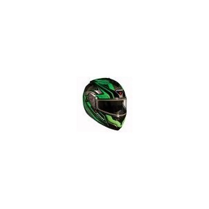 Zoan Optimus Helmet Eclipse Graphic Green-small - All