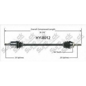 Cv Axle Shaft-New Front Right SurTrack Hy-8012 - All