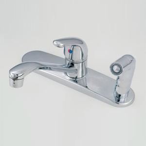American Brass Sl801f3 Faucet Kitchen 8 Single Lever w/ Spray Metal Chrome Rv - All