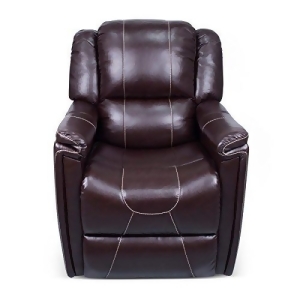 2016 Cougar Sg Recliner 2-Arm Jaleco Chocolate T700 Tan Topstitch - All