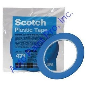 Mmm6404 Plastic Tape 1/8 Blue #471 6404 - All