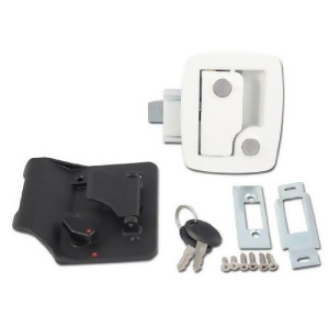Ap Products 013-534 White Trailer Lock With Key - All